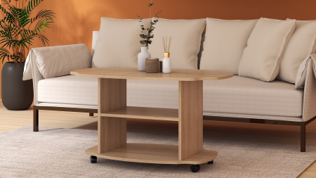 Masuta De Cafea Twist Ro,100x60x54 cm, Sonoma [1]