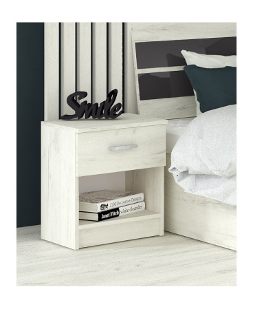 MOBILIER DORMITOR - Noptiera Luca Stejar K001