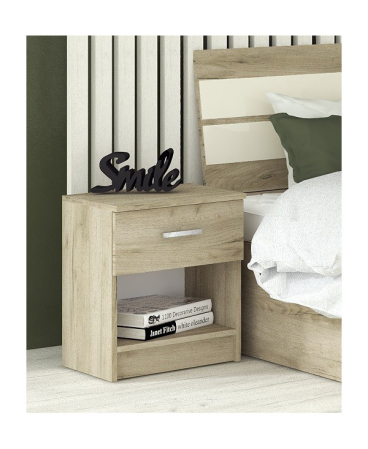 MOBILIER DORMITOR - Noptiera Luca Stejar K002