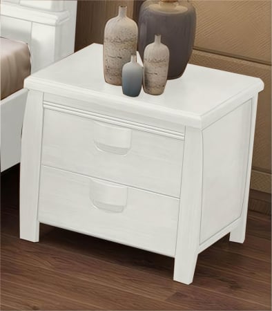 MOBILIER DORMITOR - Noptiera M14, 50x40x52 cm, Alb
