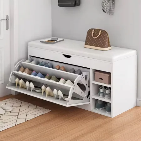 Pantofare - Pantofar 126 MDF White 100x30x51cm