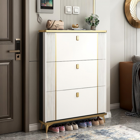 Pantofare - Pantofar 602 MDF White 100x24x118cm