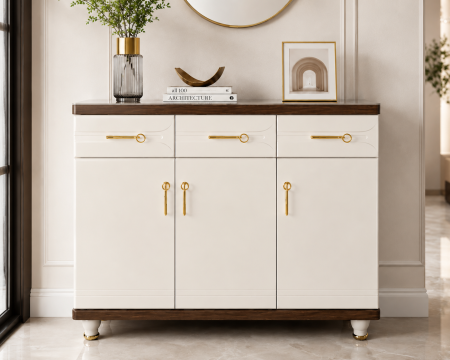 Pantofare - Pantofar MDF Atlas Crem deschis 120x33x100 cm
