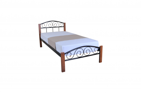 MOBILIER DORMITOR - Pat Metalic Alice Lux Wood, 90x200 cm
