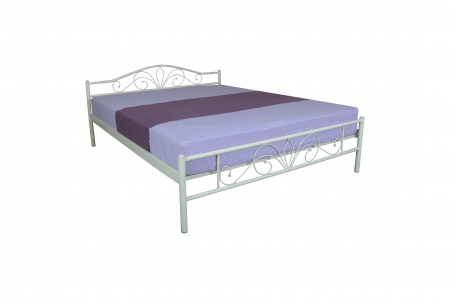 Pat dormitor - Pat Metalic Lara Lux, 140x200 cm - Bej