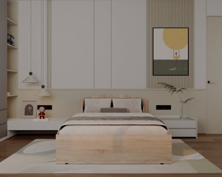 MOBILIER DORMITOR - Pat Mijloc 140 Sonoma