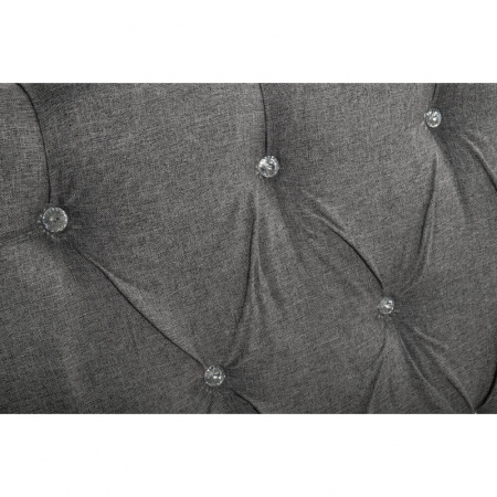 Pat tapitat Miami 160x200cm, suport saltea inclus, culoare Gri [3]