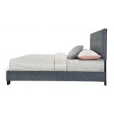 Pat tapitat Modern 160x200cm culoare Gri [2]