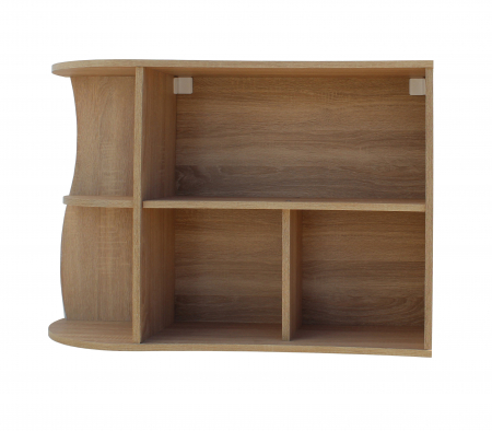 Spatii depozitare - Polita 'P6' Ro,90.5x27.5x64.8 cm, Sonoma