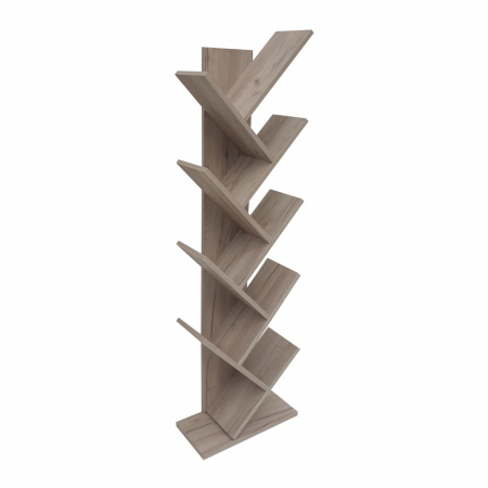 Raft pentru Carti, 43x20x143cm, Stejar k002 [4]