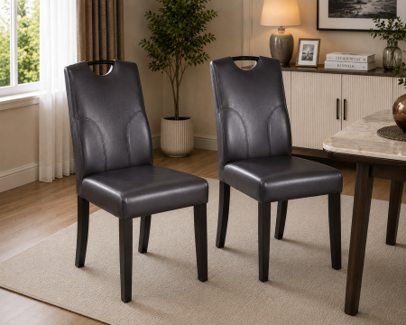 Set 2 Scaune RH6002C Negru