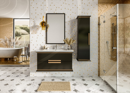 Set Baie Hermes 800 Negru 3 Unitati [0]