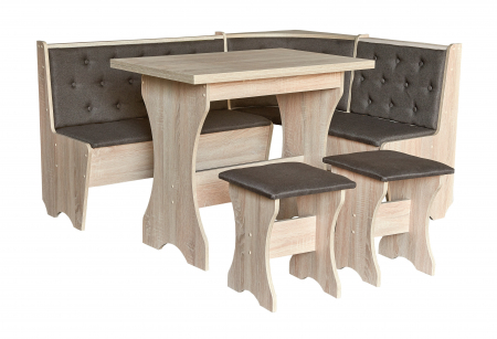 Coltare de Bucatarie - Set Coltar Bosfor Sonoma+Gri