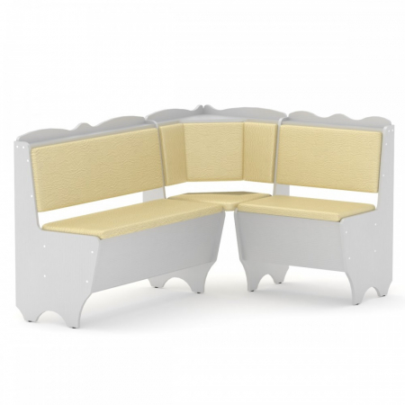 Set coltar bucatarie Rodos, Alb + Fildes [1]