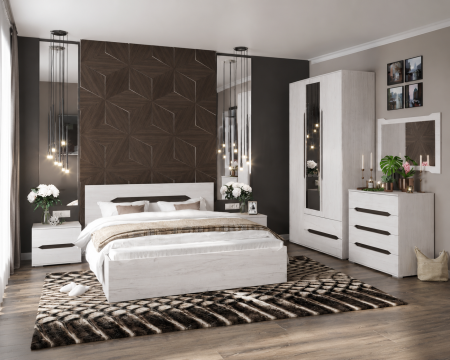 MOBILIER DORMITOR - Set Dormitor Valencia 3U K001