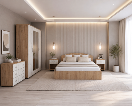 Dormitoare - Set Dormitor Valy  K002/K001