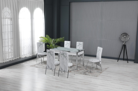 Mese si Scaune - SET MASA + 6 SCAUNE AYC 1