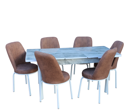 MOBILIER LIVING - Set masa cu 6 scaune AYC 2