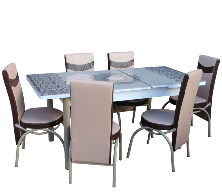 MOBILIER LIVING - Set masa cu 6 scaune AYC 3