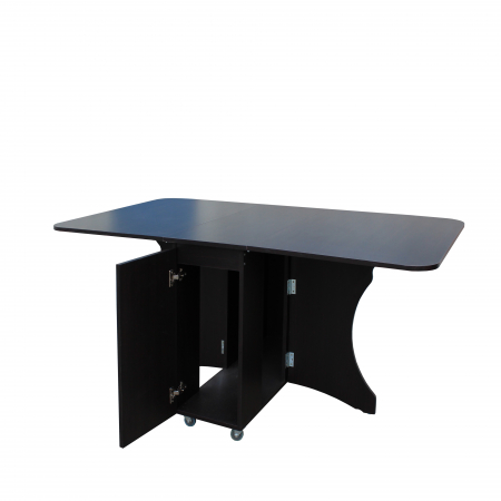 Set Masa Plianta 4S Cu 4 Scaune Happy, Wenge/Nuc [2]