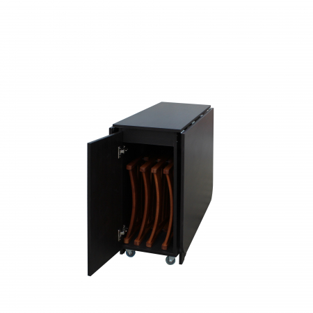 Set Masa Plianta 4S Cu 4 Scaune Happy, Wenge/Nuc [4]