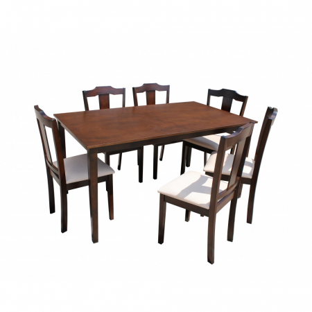 Mese - Set masa RH7008T + 6 scaune RH159C Dirty Oak 150x90x76 cm