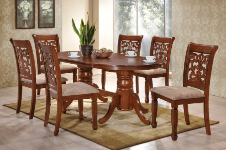 Masa cu scaune living - Set Masa RH7039 + 6x Scaun RH8042C