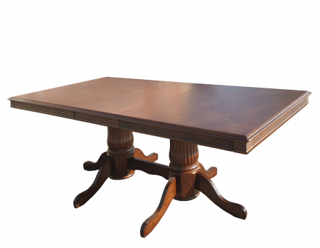 Set Masa RH7132 ext + 6 Scaune RH8016C + 2 Scaune RH8016CA,160x100x77 cm, Nuc [2]