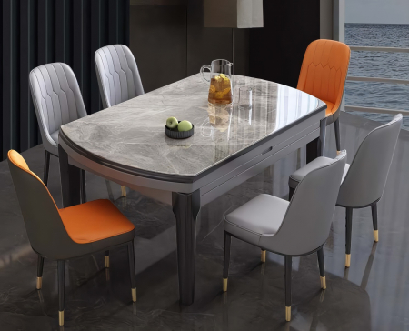 Set Masa Rotunda Transformer 135 Cu 6 Scaune [0]