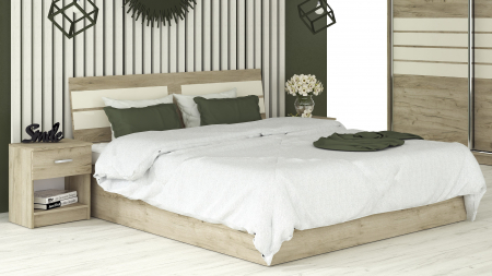 Paturi - Set pat + 2 noptiere Luca Stejar K002