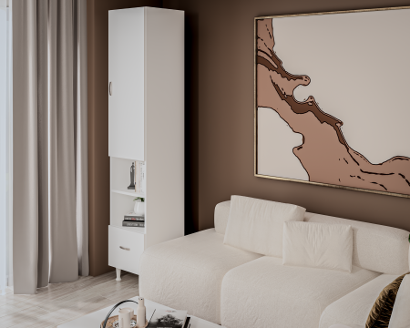 Soldat 1U-1S,35x35x180 cm,  Alb [3]