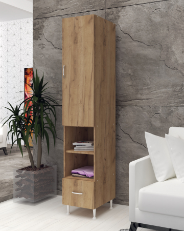 Dulap - Soldat, 35x35x180 cm, 1U-1S Stejar K003