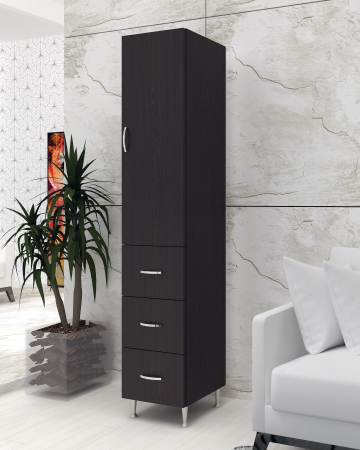 Dulap - Soldat 35X35X180cm, 1U-3S Wenge