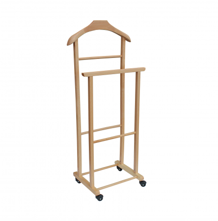 Dulapuri dormitor - Suport Haine Dublu Natur (Portmantou)