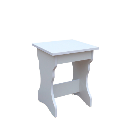 Scaune bucatarie - Taburet ro , 35x35x47 cm, Alb