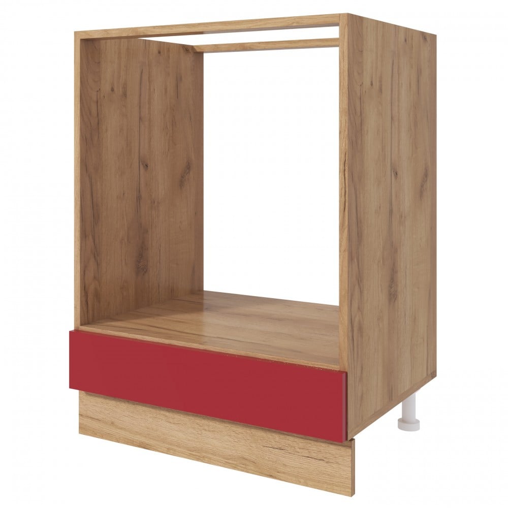 Corp inferior Chelsea, 60 Cuptor, Stejar K003+ Acril Rosu [6]