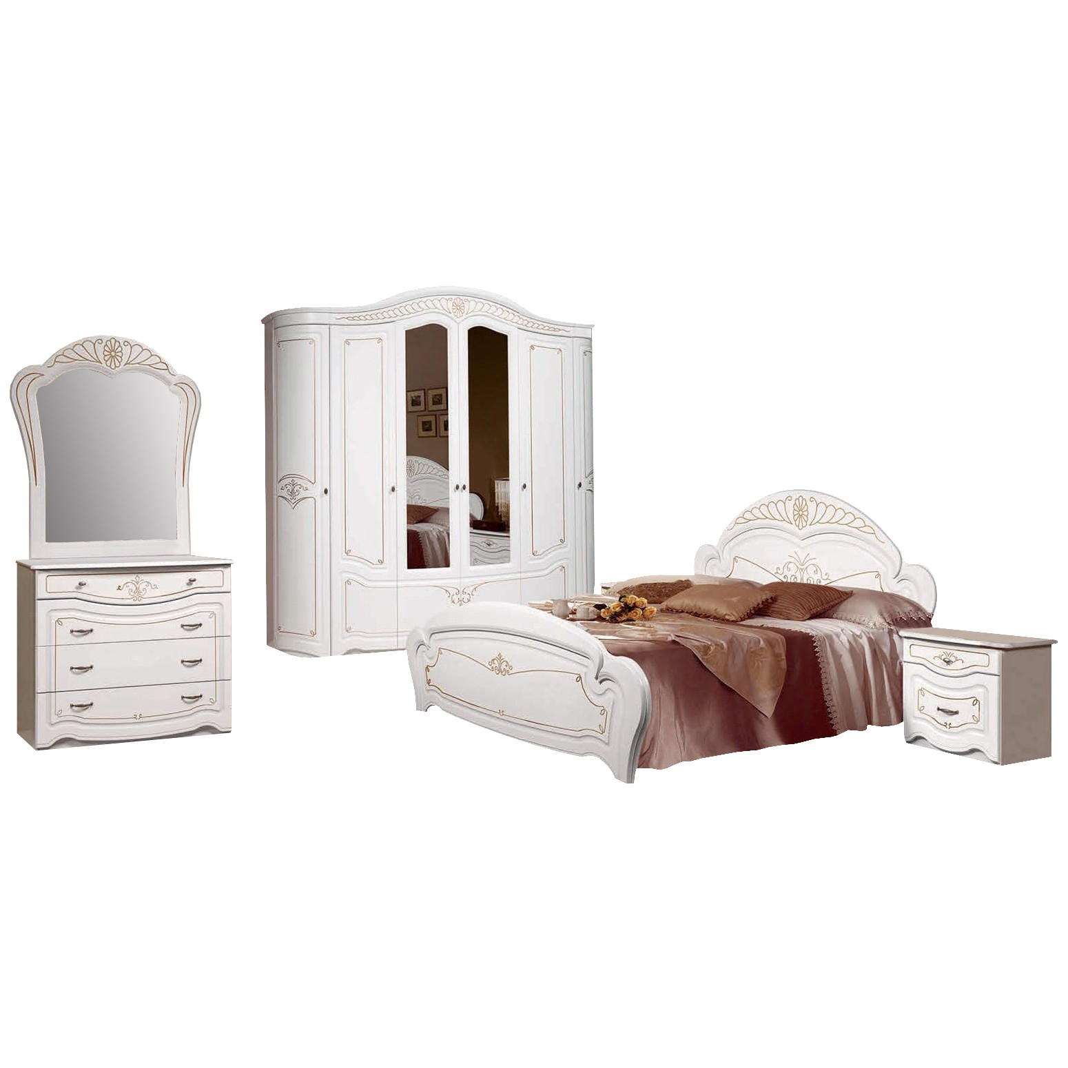 Dormitor Mdf Luiza 6.1 Forest Ivory [2]