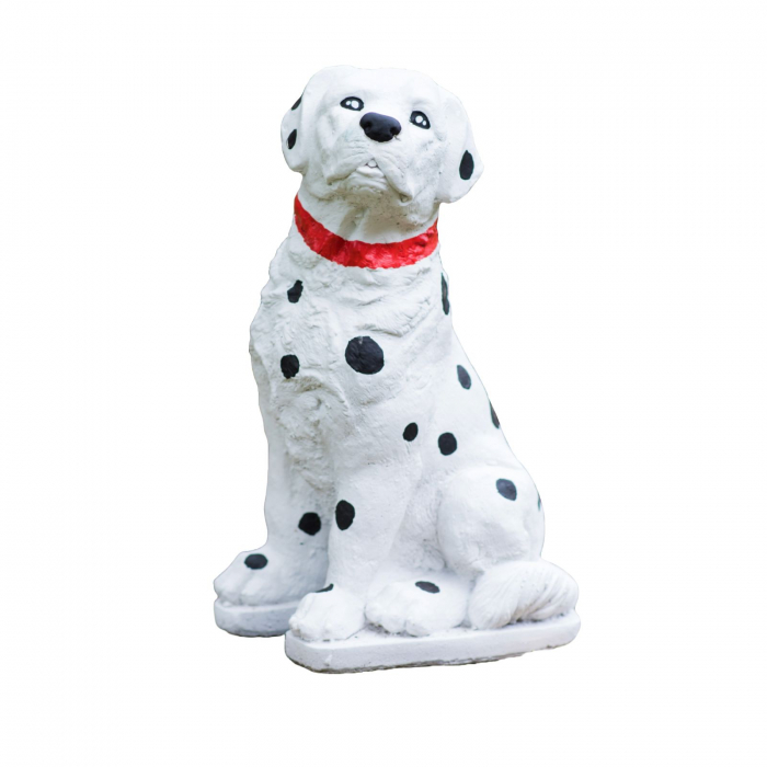Caine dalmatian din beton, pentru exterior, 40x24x20cm [1]