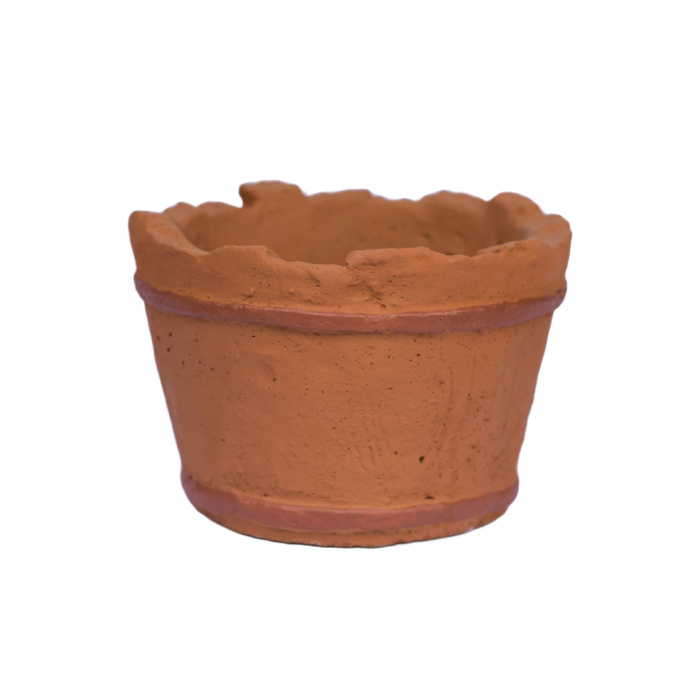 Decoratiune gradina, ghiveci din beton, 16x16x11cm [1]