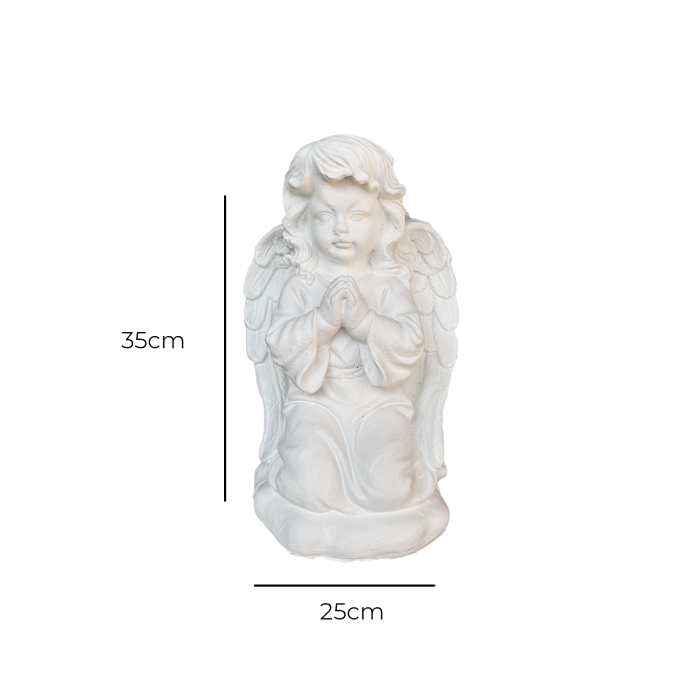 Ingeras in genunchi 35cm, din beton 35x25cm [3]