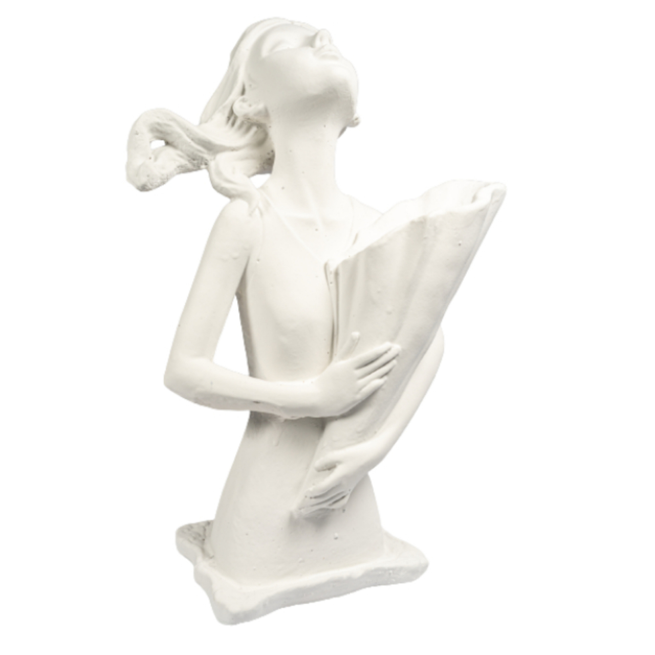 Vaza Dolly, alb, 34x20x16cm [1]