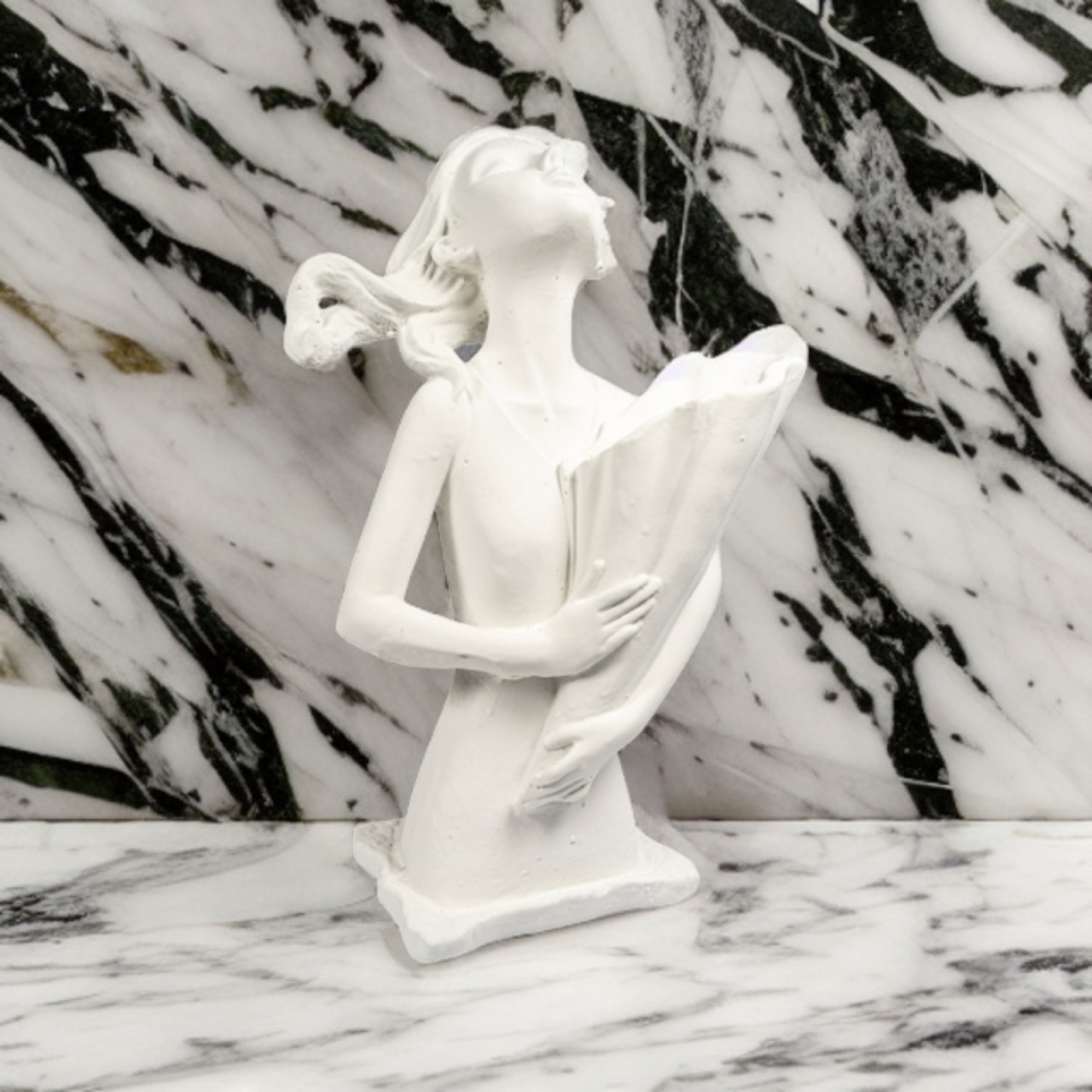 Vaza Dolly, alb, 34x20x16cm [2]