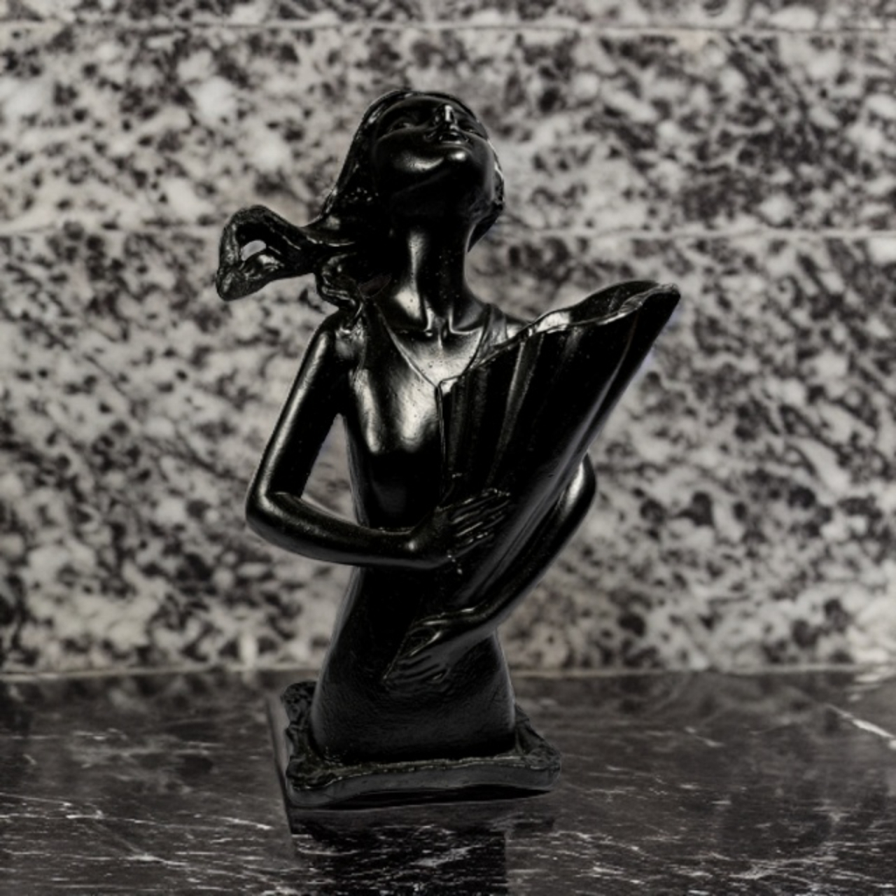 Vaza Dolly, negru, 34x20x16cm [2]