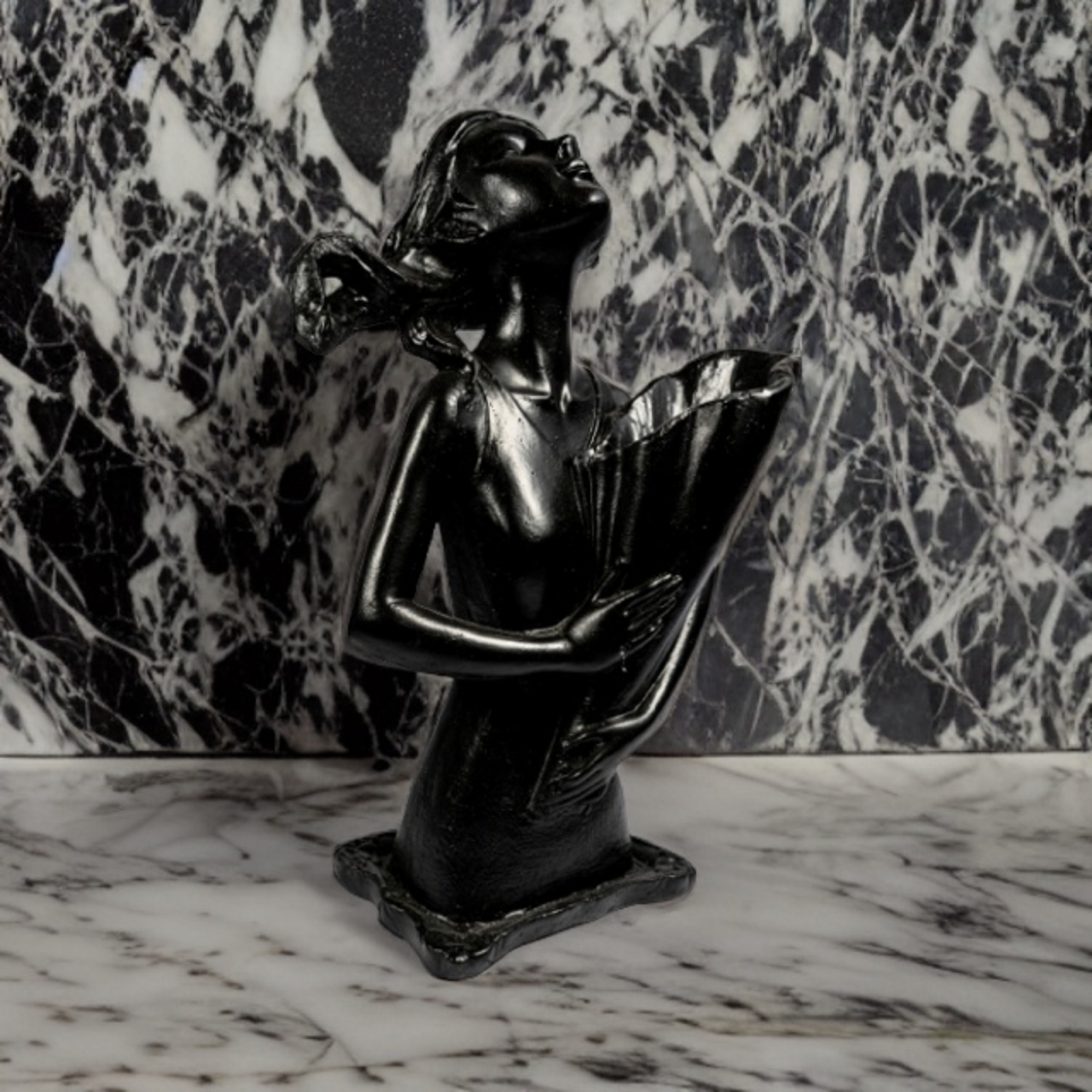 Vaza Dolly, negru, 34x20x16cm [3]