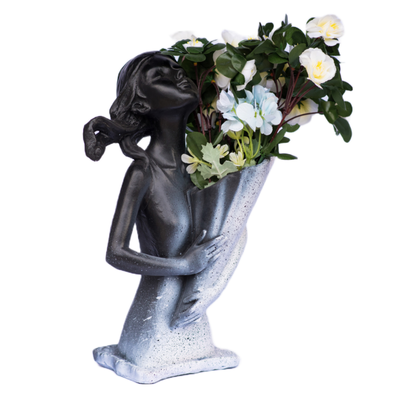 Vaza Dolly, negru-alb, 34x20x16cm [5]