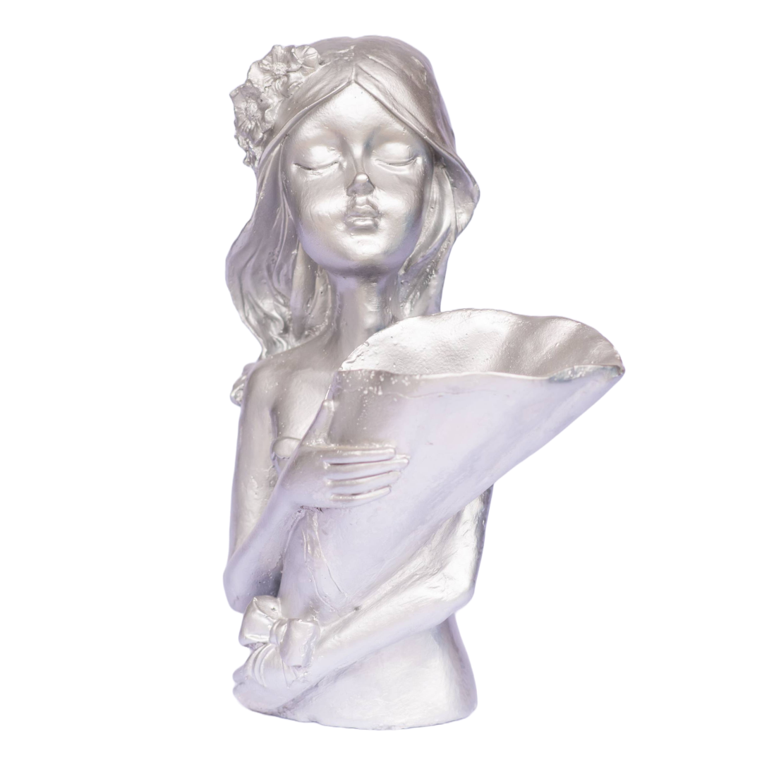 Vaza Lady D., argintiu, 34x22x22cm [3]