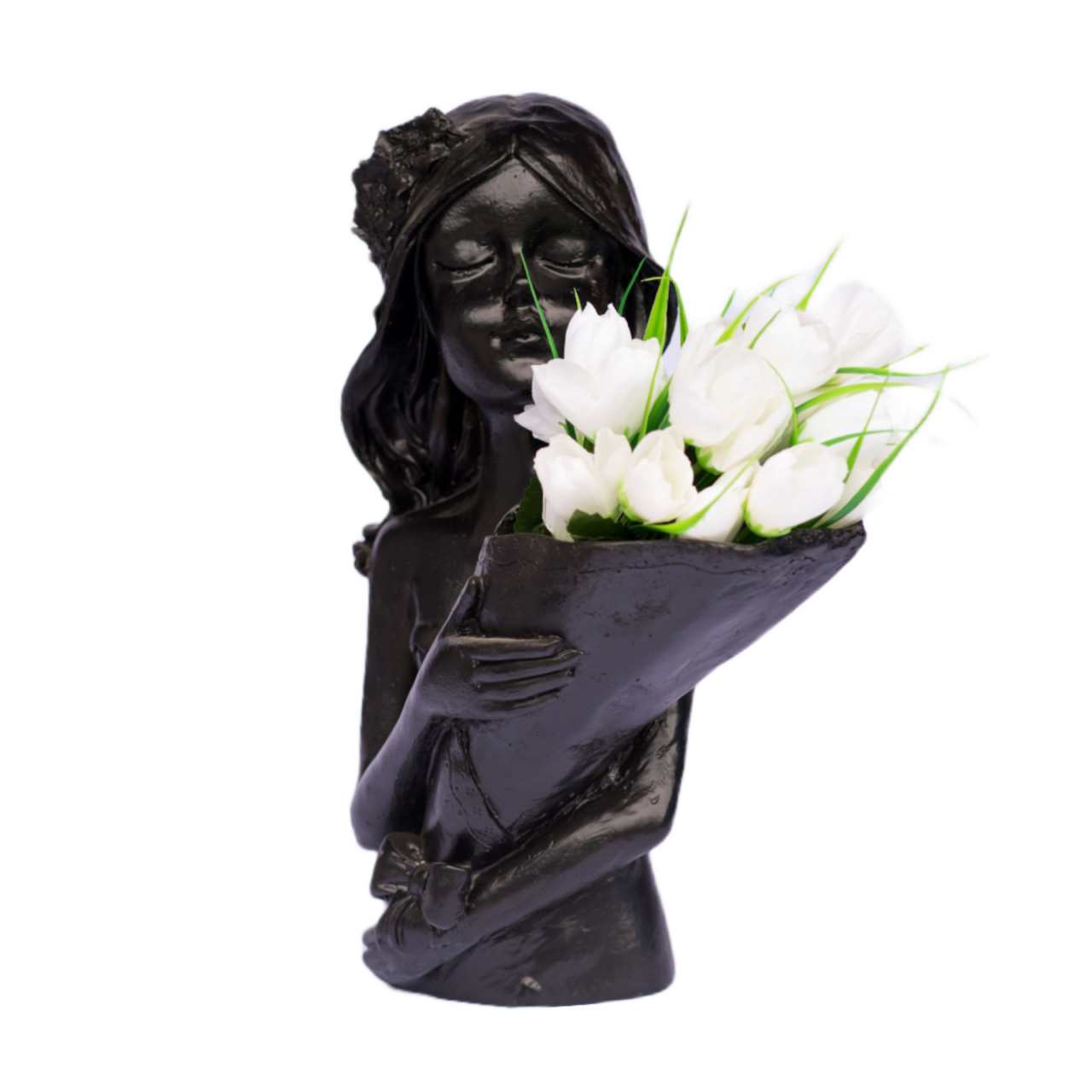 Vaza Lady D., negru, 34x22x22 cm [4]