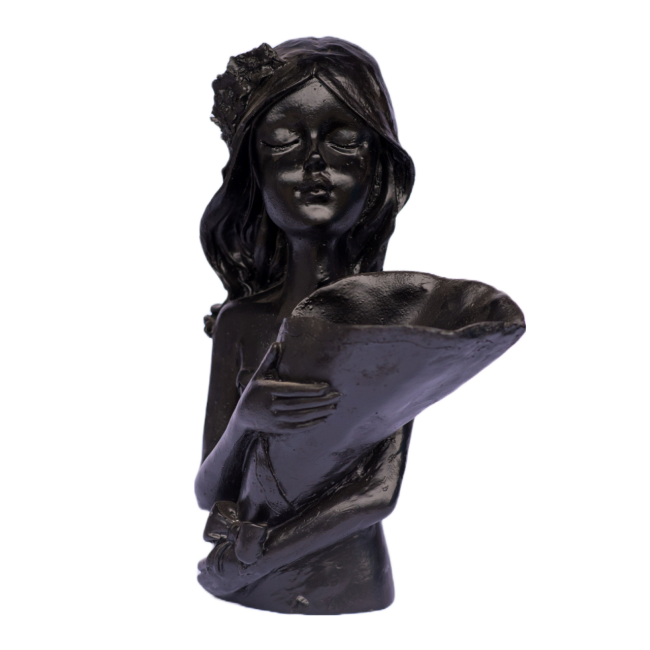 Vaza Lady D., negru, 34x22x22 cm [3]