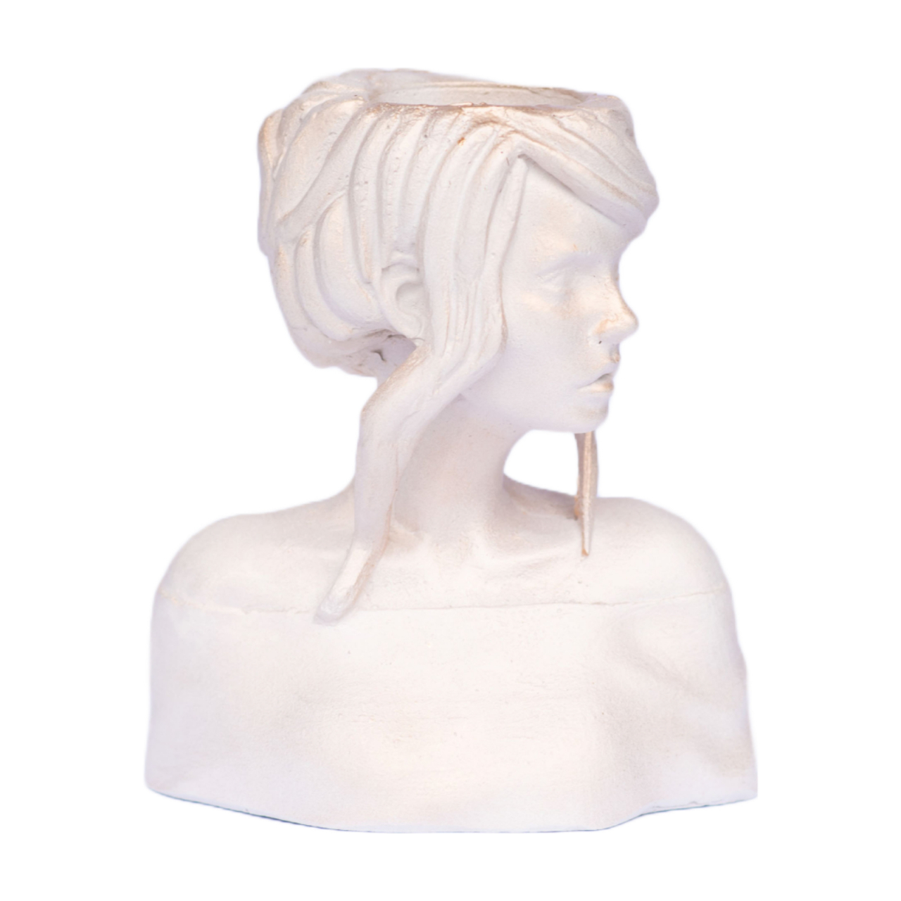 Vaza Mira, alb-auriu perlat, 24x20x12 cm [1]