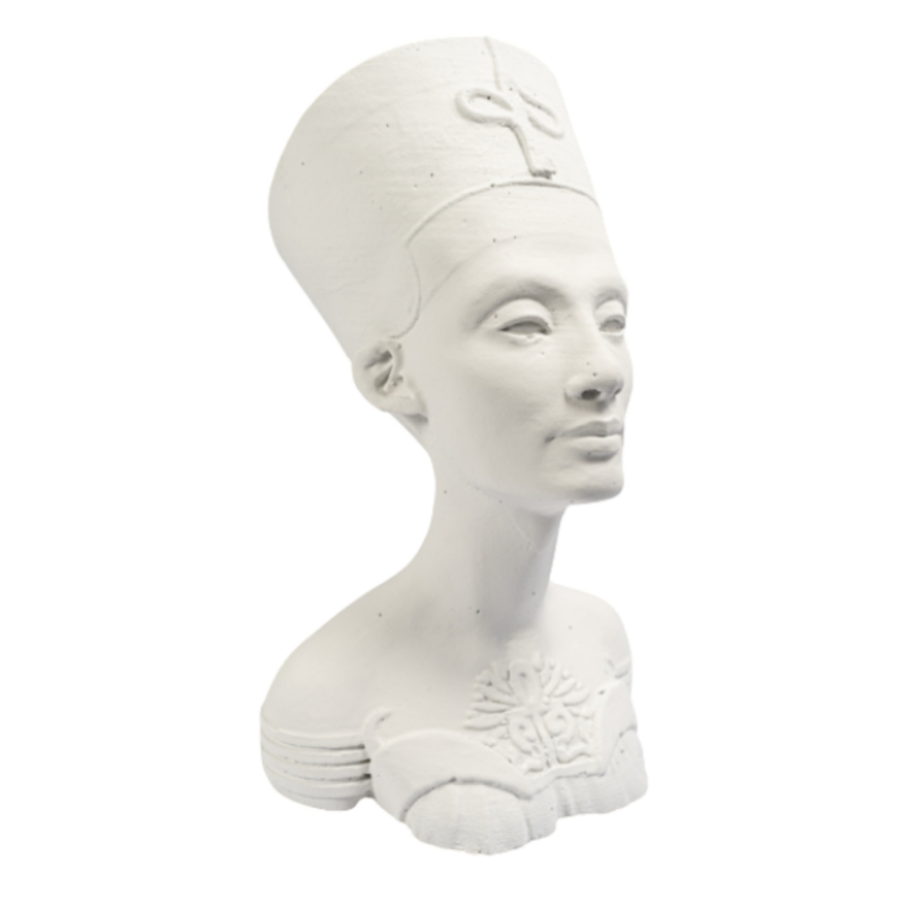 Vaza Nefertiti, alb, 28x18x18cm [1]